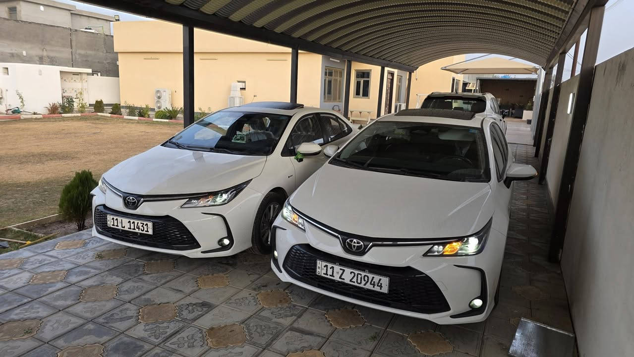 للبيـع كـورلات عــدد ♕2♕ ♕2025♕ شكـل الخليجي هايبـرد
محجــوزة للمصــرف مقتــرض وكفيــل 
 نفـــس البيـــت 
 فــول مواصفــات 
 🚗 محرك 1800 
🚙 سلايت 
🚗 بصمه + دخول ذكي
🚙 رادار 
🚗 تحديد مسار طريق 
🚙 استشعار سرعه محدده للطرق
🚗 لايت زينون عالي وناصي+ لايت متحرك يمين ويسار ويا حركة الستيرن +  لد صباحي زينون+ اشارة لايت لد 
🚗 كيجات ديجتل شاشه 
🚙 شاشه نفكيشن + كامره خلفيه دواره 
🚗 هاندر بريك بصمه + اوتو هولد 
🚙 مانع نزلاق + مود درايف + ايفو مود 
🚗 ايرباك عدد10 
🚙 تبريد بيانو شاشه 
🚗 اشاير مري
🚙 ويل كب حجم 16 
🚗 حساس اطار +حساس لايت عالي وناصي اوتو +حساس مطر 
🚙 تحكم سترين كامل 
🚗 داخل جلد اسود
السعــر ♕139$♕مع الوكالة 
والثانية ♕137♕مع الوكالة 
السيارة ماشية ♕2000♕
والثانية ماشية ♕7000♕
للأستفســـــــار الاتصـــــــال
(***********) (***********)
