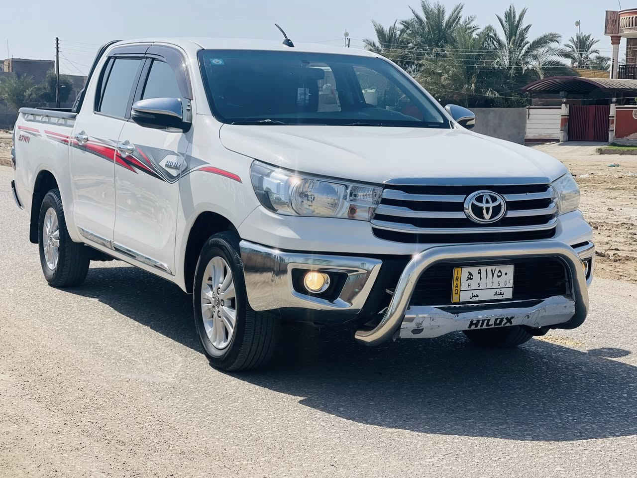 بيكم هايلوكس شركه ساز. SAS
موديل 2018. 

رقم بغداد. بسمي 

سياره جديده وجاهزه 

ماشيه. ١٢٩ اصل. 

تخم تاير 

حداديه تبريد. مكينه. كفاله 

قطعتين. تبريد. حساس خلفي.  

شاش

سياره جديد وأحلى من صوره.  بيه بارد. بالباب خلف الساىق 

وجاملغ. خلفي.   

مكان سياره بابل الشوملي. 

السعر. 230 $ 

الاستفسار. 

***********
