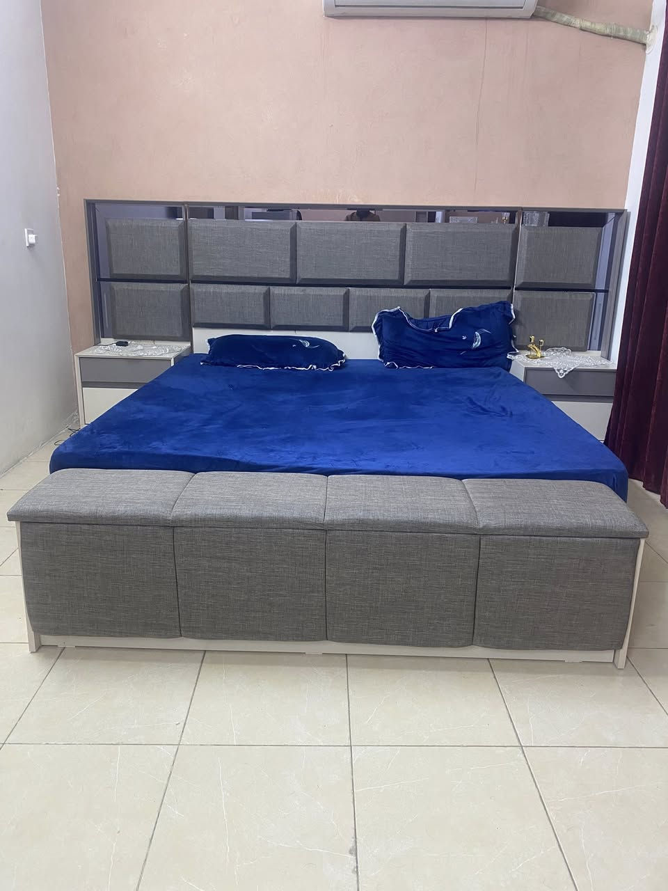 غرفة نوم تركية (9) قطع جديدة نضافة 100‎%‎
السعر : 1700 وبيهة مجال 
الاستفسار : ***********
