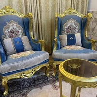 تخم مصري عشر مقاعد مصري نظيف جداً مع ثلاث طبلات مرمر مكانه المنصور الس...