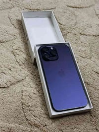 ايفون 14 برو ماكس لون بنفسجي المرغوب ذاكره 256 وبطاريه 90 نظيف كلش ومك...