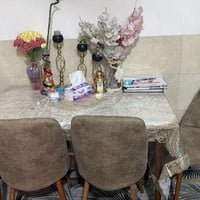 ميز طعام • 4 كراسي • قابل للتمديد