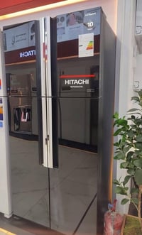 جملة+مفرد/رجع توفرت من جديد لكثرة الطلب❤️ ثلاجة هيتاشي اربع ابواب تايل...