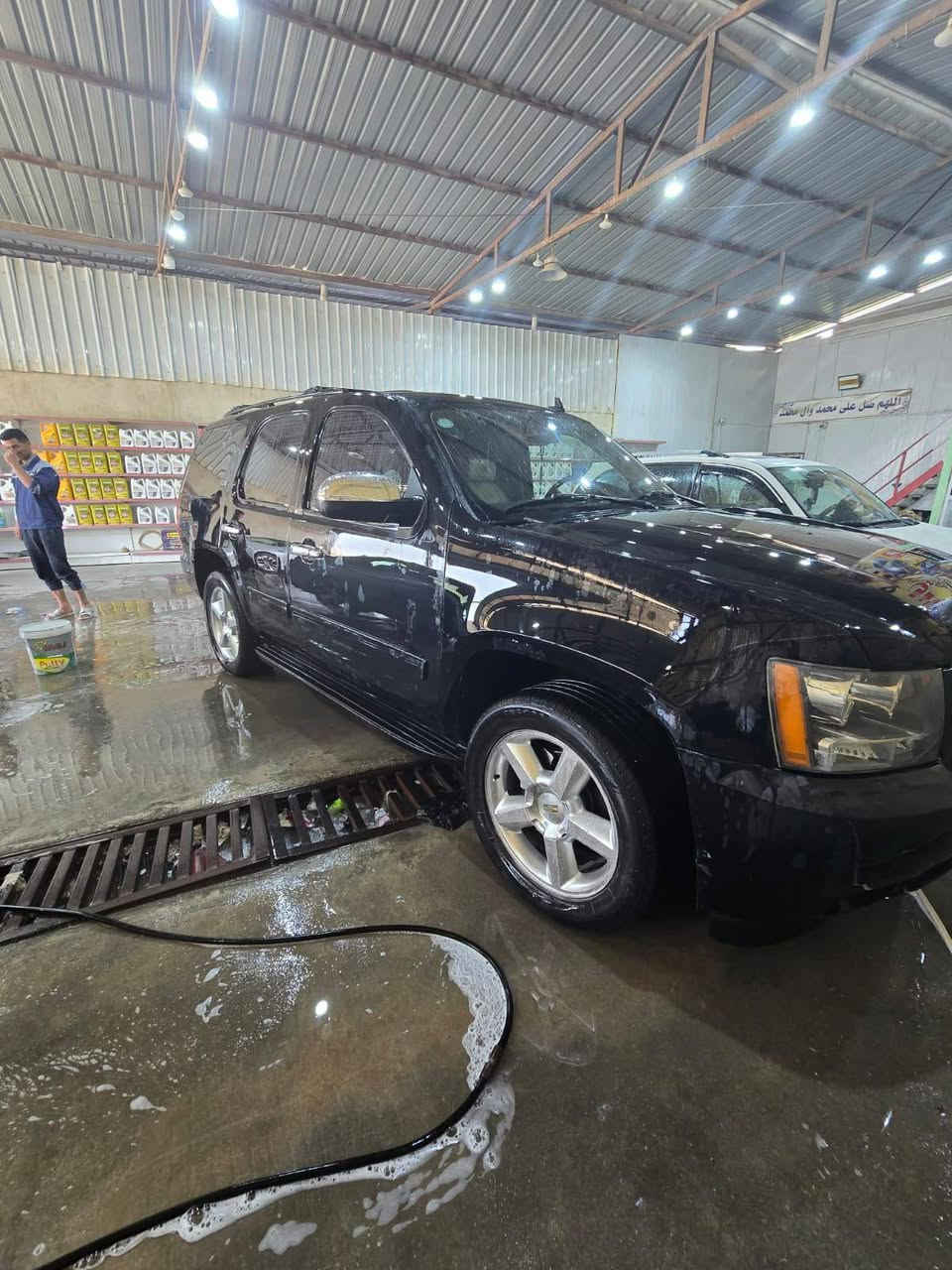 تاهو lTZ أعلى فئةموديل 2008 ادوات 
مكينة وكير مكفولات حدادية جديدة تايرات نظيفة غرفة جديدة حلوة سيارة كلش حلوة 
تبريد ويا طكة السويج 
متؤمة شمالي شرط ادكها حاسبة قم وسنوية 
مكاني البصره [***********
سعرها ٥٥
