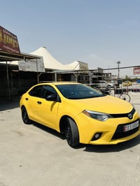 كورلا 2015 فئه L للبيع ضرر:جاملغ امامي وبونيد بدون دواخل محرك جديد كير...