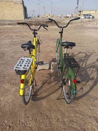 عندي هاذا البايسكل الاصفر للبيع او مرواس موديل 24 الاستفسار السعر 140 ...