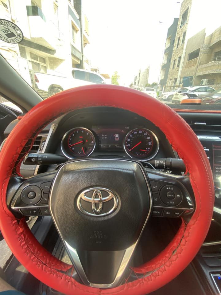 تويوتا كامري 2019 فئة XSE الفول الأمريكي
ماشية 50 الف  ميل 
 سعة المحرك 2.5L
 عدد AIR BAG 8 
 لايت زينون + LED
 كشافات 
 سلايد بانوراما  
ويل كب رياضي أصلي
مفتاح التشغيل بصمة 
 شاشة 
 كاميرا 
المقاعد جلد
  مقاعد كهرباء 
مثبت السرعة Cruise
 المودات والأوامر الصوتية
 أوضاع القيادة  Drive Mode 
 حساسات ضغط اطارات 
 قطعتين تبريد
 هاند بريك كهرباء 
‏  ABS
‏ Auto Hold  أوتو هولد
 نظام مانع الانزلاق
 اشارة في المرايا الجانبية 
 مخرج منفذ الطاقة 
‏ Bluetooth / USB 
شاحن هاتف Wireless     
مكان السيارة بغداد-اليرموك
 رقمها أربيل
الحادث ركن جنطة 
بدون ايرباك
السعر الأتصال بالرقم
مالك السيارة
***********
