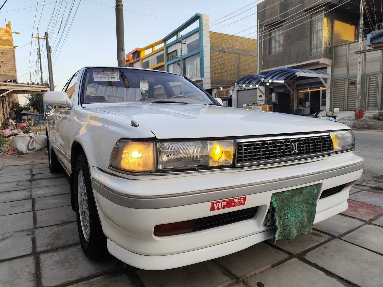 السلام عليكم كرستا مسطره موديل 91 رقم بصره مكفوله من الضربه والخياس والعيب الشرعي بيها رشات صبغ وليس صبغ عام مكينه ونجي گير ومكينه وحداديه وتخم تاير جديدات وخير من الله كهربائيات شغاله كلها السياره جديده السعر 58بيها مجال قليل للشراي عنوان السياره الناصريه الاستفسار ع الرقم 
***********
