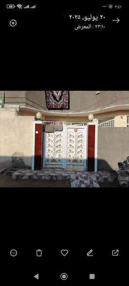 بيت للبيع حاوي العباس المساحه 150 طابوك والسقف صب كونكريت بيت جاهز الرقم *************السعر 50اوبي مجال
