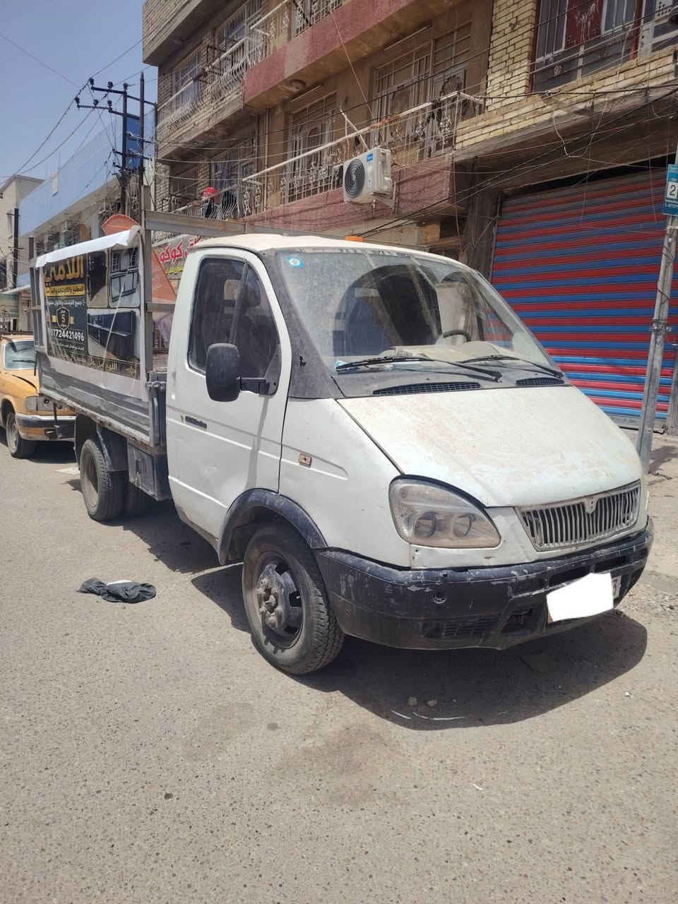 فولكا كازيل السياره بيها مكينه وكير محرك كاز 2700 شادة قبل سنه ونص
الكير نمرة الثالثه و الخامس مرات يفلت
محوره جعمقة فحل
محوره بريك ياباني
سستم صوت
ورك معلايه تحمله ٥ طنون ما عليها شي
محجر جديد
كهربائيات شغاله جديدة
سيارة مال جناي ماناقصها شي
رقم بغداد انكليزي سنويه جديدة
السعر 42$ و بيها مجال للطيبين
مكاني بغداد البلديات 
*********** واتساب او مكالمه غير متواجد بل فيس
