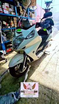 قمبله الموسم 😍😍😍 درع سلفر ونج 600 #التيماكسYamaha_TMAX صار يم #ابوليثp...