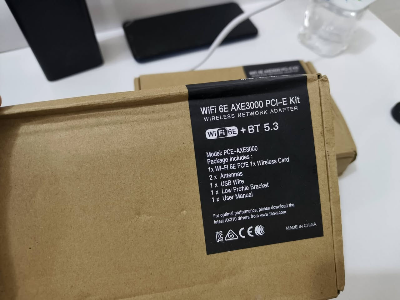 كارت شبكه wifi 6e + بلوتوث 5.3
كارت شبكه AXE3000 يدعم سرعه تصل الى 3000mbps 
من احدث انواع الكروت يدعم WIFI6E بالاضافه الى بلوتوث مواصفات موضحه بالصور 
سعر القطعه ٢٠ الف متوفر ٣ قطع


**إذا كنت صاحب هذا الإعلان وتريد حذفه لأي سبب، رجاءا أرسل رسالة إلى الدعم الفني**