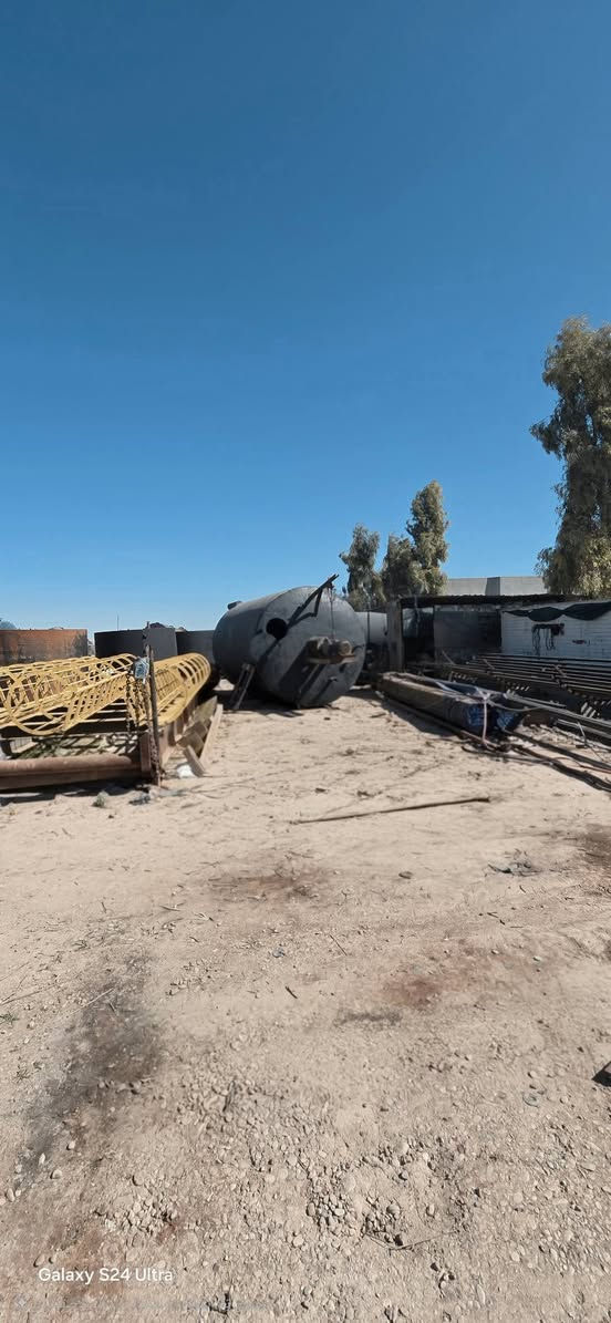 خزان ٣٠ ألف لتر  عامودي بليت 6 ملم ***********
