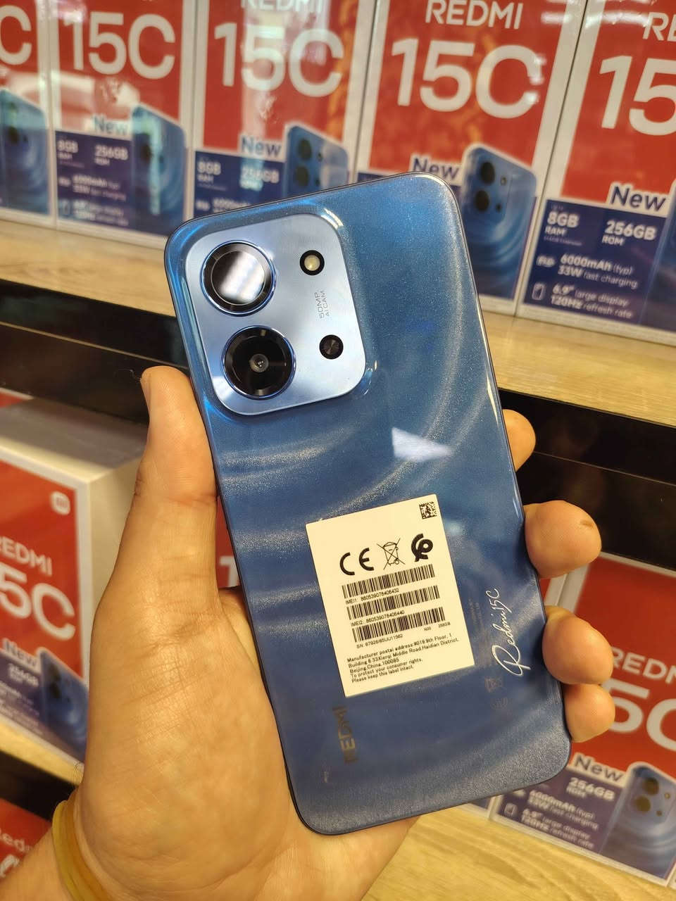 القوه مع الجمال مع الضمان 
ريدمي 15c
ذاكره 256 مع رام 8+8 كيكا 
بطاريه 6000 ملي امبير 
كاميرا خلفيه 50 ميكا بكسل 
معالج قوي للأداء والعاب 
جهاز مستعمل اخو جديد نظيف بعده بلزكته
صار عليه عرض وتخفيض سعر اخو بلاش 
سعر 125 الف 
مفرد وجمله 
توصيل كافه محافظات 
بغداد زيونه ربيعي مقابل مول دريم ستي 
*********** بغداد, العراق
