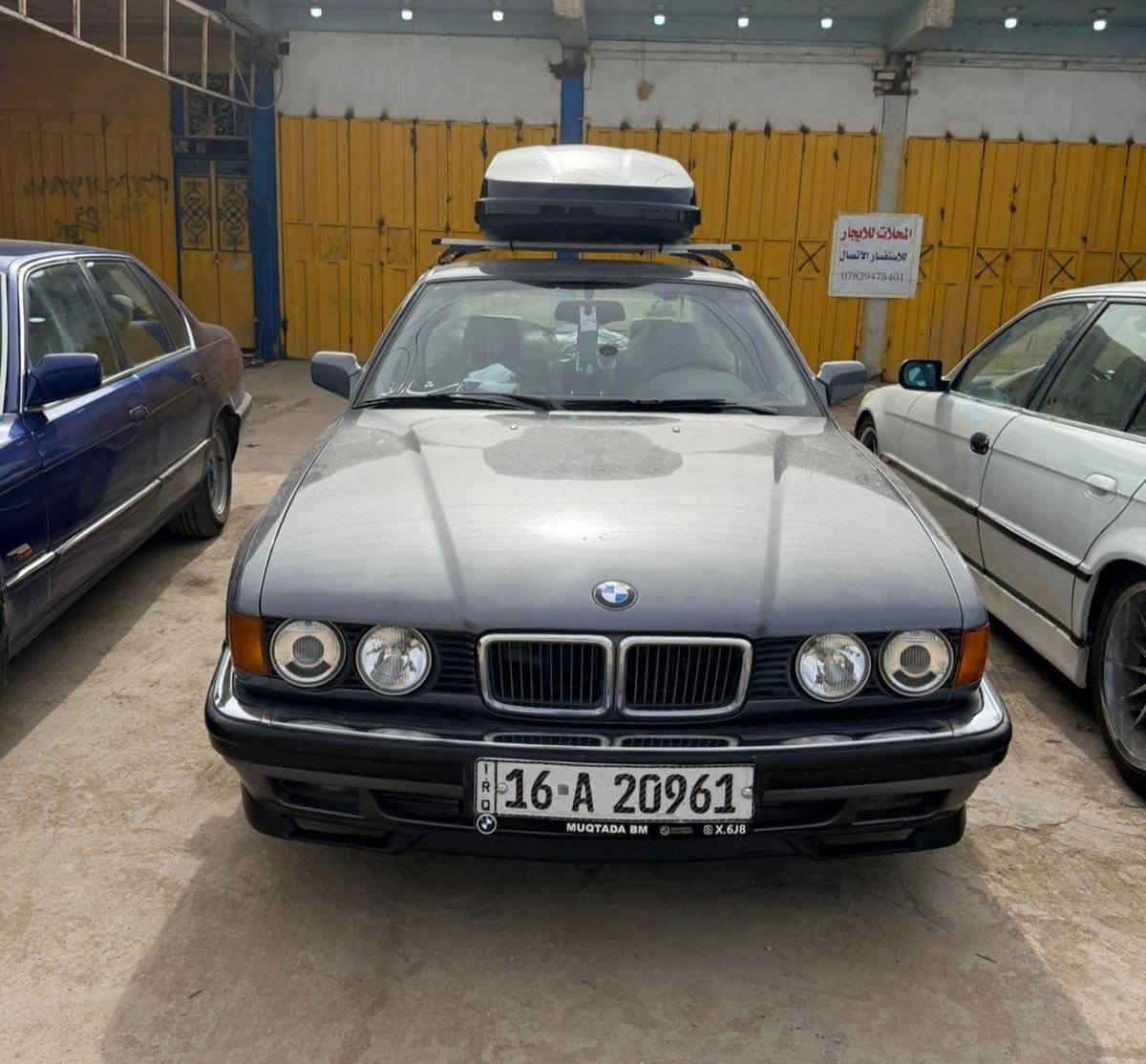بي ام دبليو 735 iA 1991
بجم عريض محرك 3500Cc
كير كهربائي 7 بن 
مري جانب كهربائية 
مراية الوسط كهرباىية اوتماتيك 
كشنات كهربائية 
دبل كمبيوتر 
جعمقة كهربائية 
ستيرن كهرباىي 
خزن ميموري 
سيارة بلادية شركة 
حدادة امامي ١٠٠٪؜ 
حدادة خلفي ١٠٠٪؜
تخم تاير ١٠٠٪؜ 
تخم ويل شعاع اصلي ١٠٠٪؜ 
غرفة ابيض اوفوايت ١٠٠٪؜ 
بصمتين وسويجين 
   داخله صاج ملكي 
كشنات كهرباء ميموري ٨حركات 
٤حركات  خزن ميموري 
كتلوكات الشركة كله بلادية 
تدفئة الكشنات الامامي شغال 
تدفئة 
تبريد 
هيترات المراية الوسط شغال 
هيترات المري الجوانب شغال  
هيتر الجامة الخلفي شغال 
هيتر الامامي الجامة شغال 
اريل بلادي 
سلايت او بانوراما ٣طكات 
ماسحات زراكات الكل شغال 
وبيه هواي مواصفات 
بيه حساس حرارة الجو بلادي يطلع بل كمبيوتر 
وحساس حرارة المحرك بل كمبويتر 
اكروز سرعة او مثبت سرعة 

🛑 السعر سوي تعليق يصل مباشرة 🤖 

نضام ABS
 جرس تنبيه 
تبريد قطعتين 
صالنصة مالV8 طرب
جكمجة  
مصبوغة عام جمالية فقط مكفولة 
من الحادث والكص والعيب الشرعي 
شرط غرامات تحويل شرط مكاني 
سماوة
سيارة كوله بلادية للاخير 

رقم صاحب السيارة 
***********
***********
