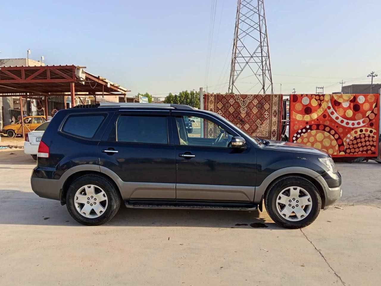السلام عليكم مهافي 2009 فول بصمه زراك لايت فتحه كراسي جلد تدفأ محرك 6v لون نيلي بيه جراد البنيد والسقف السعر 115 او مراوس بموستنك واتساب ***********
