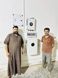 تواصل كوادر سما بغداد عملها المتميز في ربط منظومات الطاقة النظيفة، بأح...