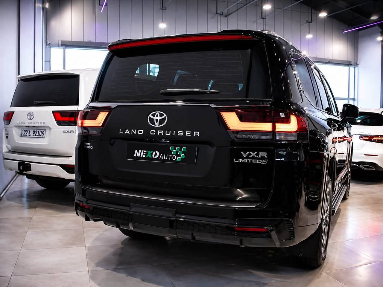 Toyota Land Cruiser Black Edition GXR
مۆدێل ٢٠٢٤

* واردی خەلیج
* ماوەی ڕۆیشتن: ١٠,٠٠٠ کم
* Clean Title، بێ بۆیاغ
* کامل PPF کراوە (پاراستنی تەواوی بۆدی)
* Black Edition
* ٣ شاشە (شاشەی سەرەکی + دوو شاشەی دواوە)
* کوشنی چەرمی سور و ڕەش
* سیستەمی 4WD
* شاشەی تاچی گەورە
* کامێرای 360°
* سنسووری پێش و دوا
* کروز کۆنترۆڵ
* دەرگای Smart Entry و Start/Stop
* شاشەی پانۆراما

نرخ: 83,500 $

ژمارەی مۆبایل:
+964 750 391 7575

⸻

بالعربية

Toyota Land Cruiser Black Edition GXR
موديل 2024

* وارد الخليج
* الممشى: 10,000 كم
* Clean Title بدون صبغ
* حماية PPF كاملة للهيكل
* فئة Black Edition
* 3 شاشات (الشاشة الرئيسية + شاشتان خلفيتان)
* مقاعد جلد أحمر وأسود
* نظام دفع رباعي 4WD
* شاشة لمس كبيرة
* كاميرا 360°
* حساسات أمامية وخلفية
* مثبت سرعة
* دخول ذكي وتشغيل بالبصمة
* فتحة سقف بانورامية

السعر: 83,500 دولار

للاستفسار:

+964 750 391 7575

Location/ 
BALEN CARS
https://maps.app.goo.gl/prz5bVL7eHQKwQHu9?g_st=ic

NEXO AUTO
Buy • Sell • Advertise
Premium Car Marketplace

#toyota #landcruiser #LuxuryCars #Erbil #japan #sulaimanyah #iraq #baghdad #basrah #najaf #karbala #karkuk #duhok #zakho #kurdistan #dubai


**إذا كنت صاحب هذا الإعلان وتريد حذفه لأي سبب، رجاءا أرسل رسالة إلى الدعم الفني**