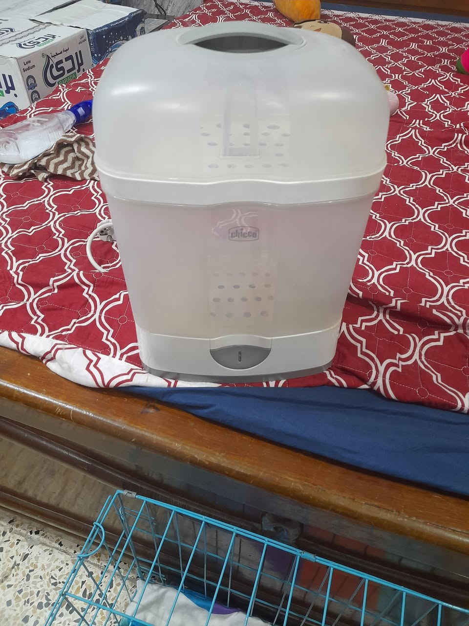 السلام عليكم ورحمة الله وبركاته معقم مميات جديدة مستعمل قليل جدآ السعر 30 للستفسار من *********** واتساب
