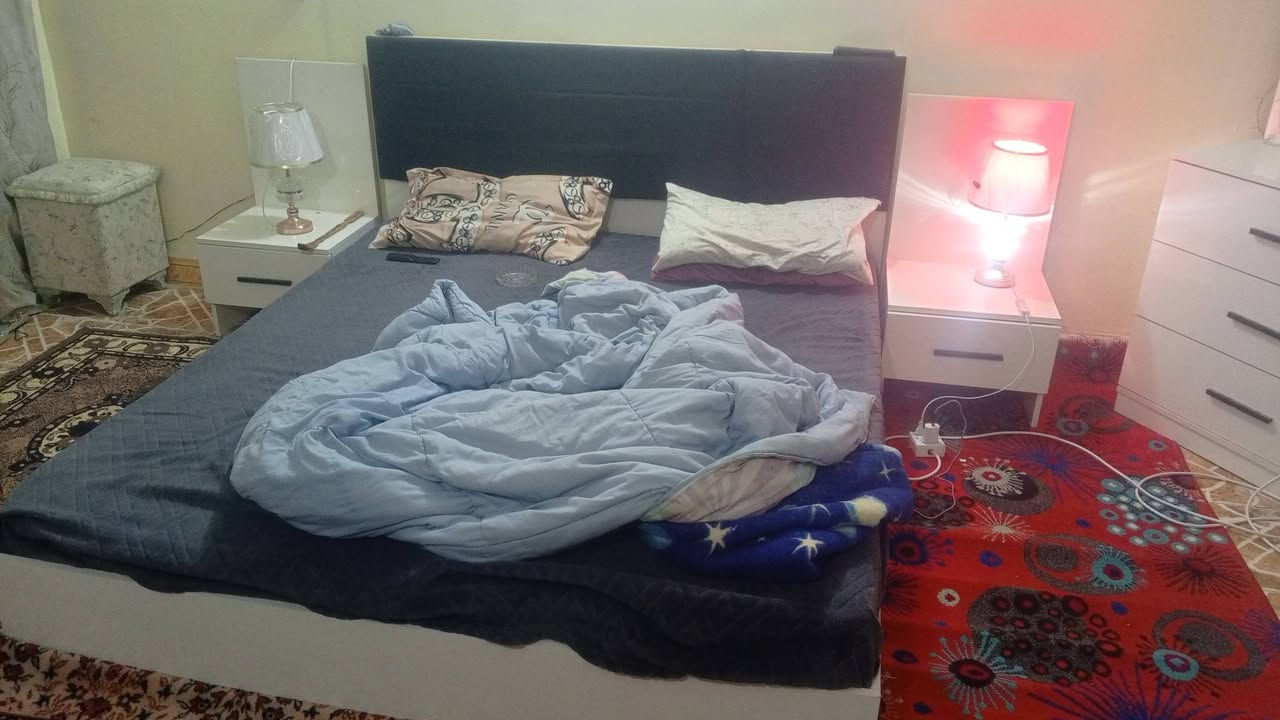 غرفه تركيه 7 قطع نضافه 90/100 سعر 525 عنوان شعب ***********
