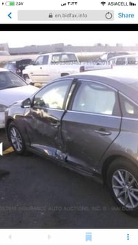 سوناتا ١٨ البيع صور حادث موجوده سعر ١٢٨ وبيها مجال ماشيه 90 وضع شركة ب...