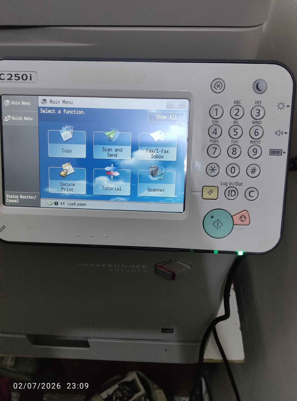 للبيع آلة استنساخ Canon imageRUNNER ADVANCE C250i
آلة تصوير وطباعة وسكانر احترافية من شركة Canon، مناسبة للمكتبات، المكاتب، الشركات، والمدارس. تتميز بجودة طباعة عالية وسرعة في إنجاز الأعمال، مع إمكانية الطباعة والتصوير بالألوان والأسود والأبيض. تدعم أحجام ورق متعددة وسهلة الاستخدام.
📌 الموديل: Canon imageRUNNER ADVANCE C250i
📌 الاستخدام: تصوير، طباعة، سكانر.
📌 الحالة: جيد جدا
💰 السعر: 275000 
وبي مجال بسيط بغداد, العراق


**إذا كنت صاحب هذا الإعلان وتريد حذفه لأي سبب، رجاءا أرسل رسالة إلى الدعم الفني**
