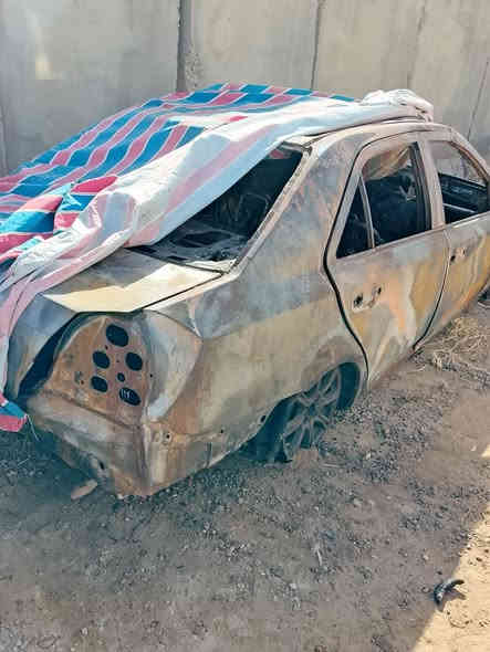 سلام عليكم سيارة جيلي ام كي موديل 2010 بيها حادث حرق للبيع رقم بغداد للاستفسار  الاتصال على هذا الرقم ***********
