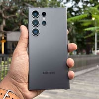 S25 ultra jet black 256GB ضمان عين الفهد الجهاز اشتريته قبل شهر ونص نظ...