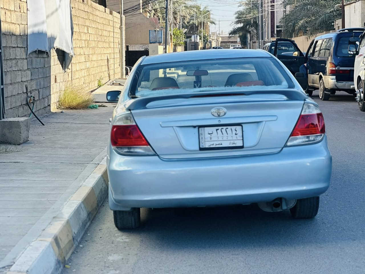 السلام عليكم.   للبيع كامري.   موديل2005
رقم بغداد.   مشروع وطني.     تحويل مباشر 

خليجي.    محرك.  2400.    كير.   محرك
صدر.  تبريد.    جاهزه من كلشي.   شرط الفحص

صبغ  عام اثر جراد.  تصوير موجود قبل صبغ

مكاني. الأنبار.  الفلوجه.  
السعر.   105. $ وبي مجال 

رقم هاتف.   ***********
