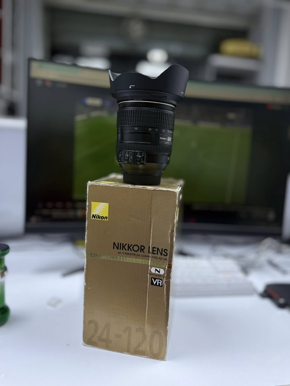 � للبيع عدسة نيكون 24-120 VR
نظيفة جداً وقريبة للجديدة، بدون مشاكل

📦 وياها كارتون وكل الملحقات

💰 السعر: 600 ألف
بيها مجال


**إذا كنت صاحب هذا الإعلان وتريد حذفه لأي سبب، رجاءا أرسل رسالة إلى الدعم الفني**