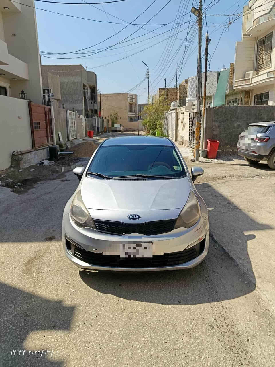 ريو موديل ٢٠١٦ وارد أمريكي ماشيه ٦٤ الف مكفوله المحرك و الكير بيها جاملغ عكس سائق ضربه أمريكا و جاملغ سائق فقط بارد و بيها طخات بارد بسيطه و جراد بالجاملغ عكس سائق الأمامي بأسمي السياره رقم بابل نافذه السنويه
السعر 90 ورقه مكان الحله بالمركز  للتواصل اتصال على رقم او مراسله واتساب 
***********
