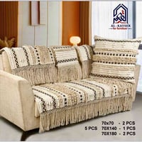 مفرش هندي • حياكه يدوي • ٥قطع جلوس