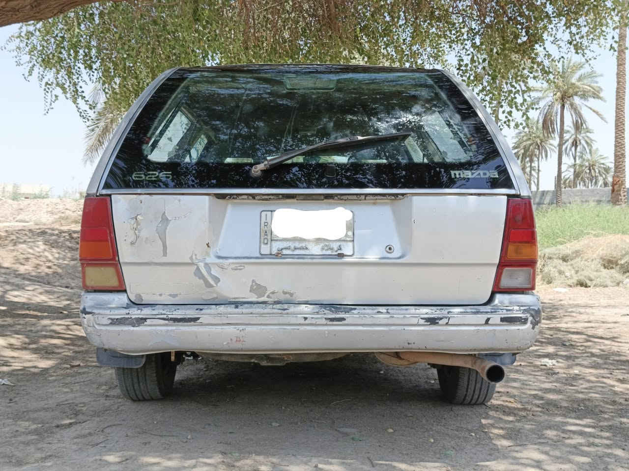 السلام عليكم ورحمة الله وبركاته 
من رخصة الادمن 
سيارة مازدا 626 ستيشن خليجي 94 رقم كربلاء خصوصي سنويه  لل 28 ،محرك 2.0 (8ولف)كير اتوماتك ميكانيكي حداديه جهازه، تدفئه وتبريد شغال كهربائيات شغاله فول مع جهاز انذار تقفيل وتفتيح اربع بيبان مع الجنطه مع صافرة اندار تايرات جدد شد قبل شهرين غرفته حلوه، السياره بأسمي مداور ثاني يوم.
العنوان: كربلاء 
السعر: 38 وبيه مجال 
الرقم: *********** 
للتواصل و الاستفسار.
