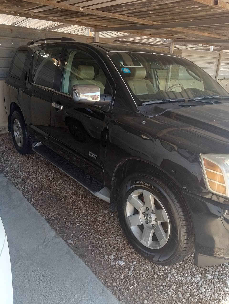 سلام عليكم للبيع نيسان ارمادا 2007 خليجي فول مواصفات رقم أنبار الدولي هزه وسنويه جديده تحويل مباشر سياره مكينه وگير وصدر وتخم تاير وتبريد كلهه جاهزه مصبوغه عام جماليه بدون دواخل مكان الرمادي السعر 75 وبيهه مجال الشراي فقط يتصل اعتذر عن القساط والوعود والمراوس رقم الهاتف ***********
