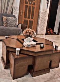 طبله كبيره وياهه ٣ جانبي متداخله خشب صاج ثكيله سعر الشراء ٥٠٠ سعر البي...