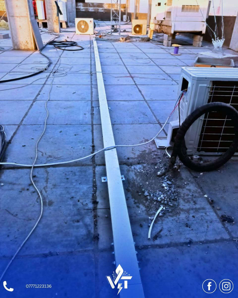 🔧⚡ تنفيذ دقيق... وتنظيم يدوم
جانب من أعمال كادر فولت تك - VOLT TECH في تنصيب تري كيبل بعرض 10 سم وبطول 100 متر لنقل وتنظيم كيبلات الداتا، وفق أعلى معايير الجودة والتنفيذ الاحترافي.

✔️ مسارات منظمة وآمنة
✔️ حماية أفضل للكيبلات
✔️ تنفيذ هندسي دقيق

📞 ***********
📍 بغداد & النجف الأشرف

VOLT TECH — طاقة • أمان • جودة
