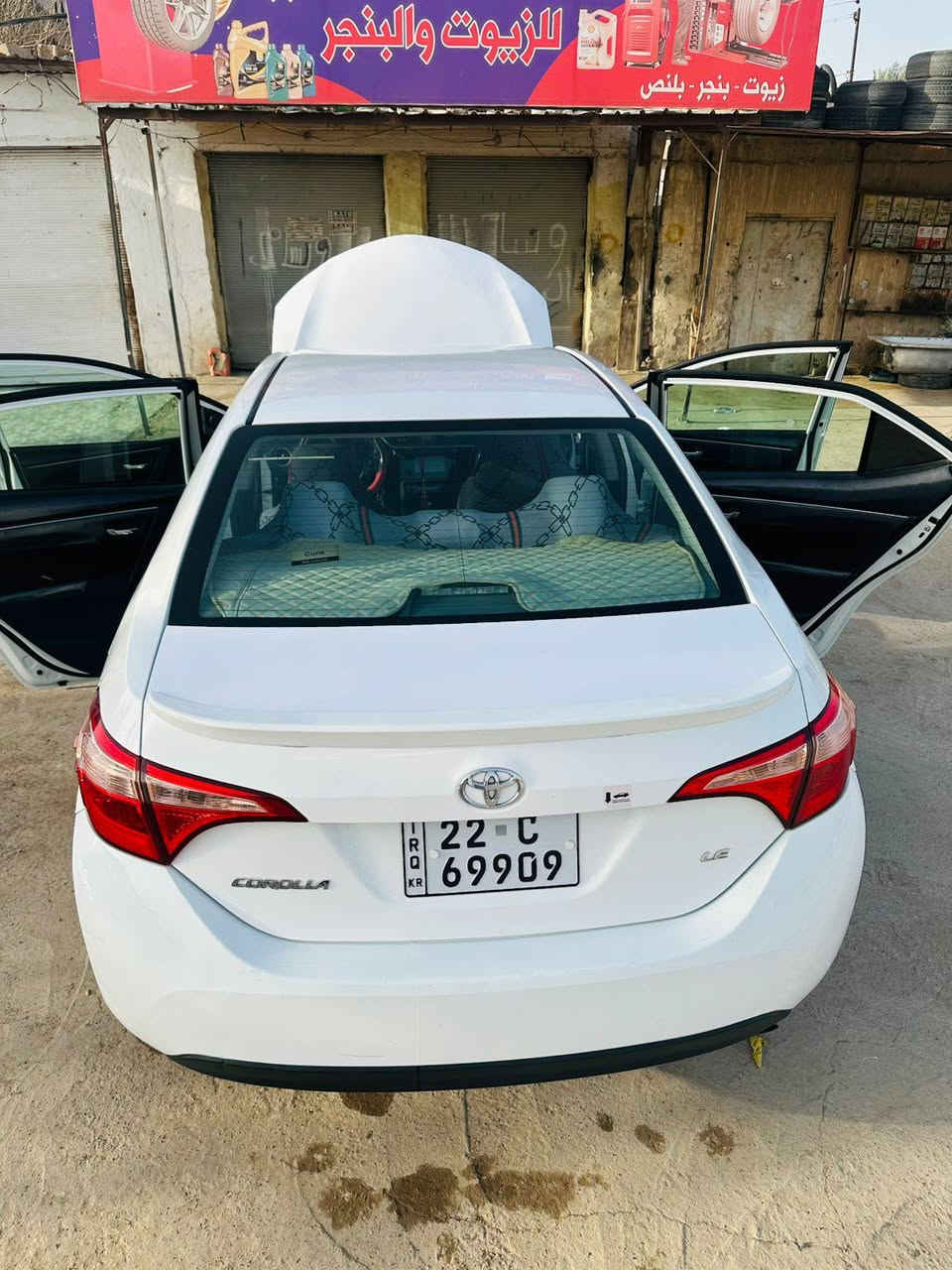 كورلا وارد امريكي 2019 L E
الحادث باب السايق مبدل بلادي 

رقم اربيل بأسمي تحويل فقط ما اسوي وكالة سيارة جديدة 

مكاني بغداد***********
