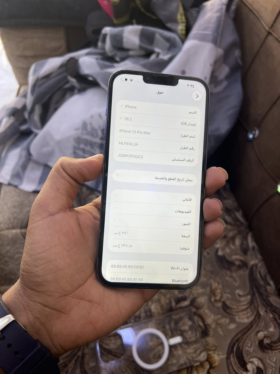 لبيع أيفون 13بدل شاشه وكلاله رقم لانتصاب ***********
