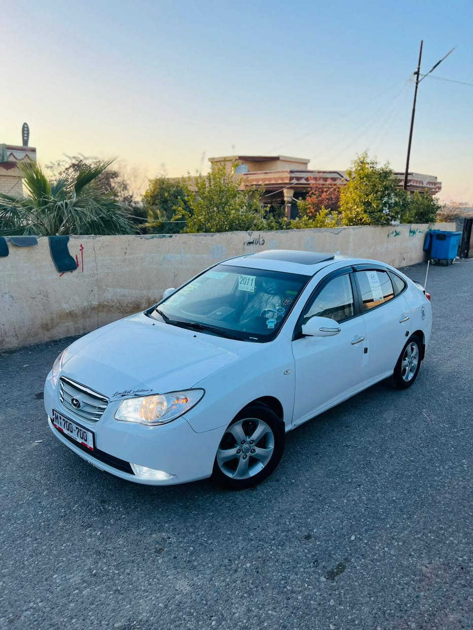 للبيع
النتره خليجي مامسجله 
موديل 2011
ماشيه 113حقيقي
محرك 1600 دكشن عالي
اربع دسك فتحه
أمري شفط 
تحكم ستيرن جهتين 
كشنات جلد 
تدفيه بل اكشانه 
تبريد ثلج ويه السويج تدفيه شغاله 
محرك كير شرط 
تخم تاير جديد 
ويل اصلي 16
السعر 58 وبيها مجال حك الجيه
السيار جديده بمعنى الكلمه احلا من الصوره مكان السياره تكريت الاستفسار الاتصال على ***********
