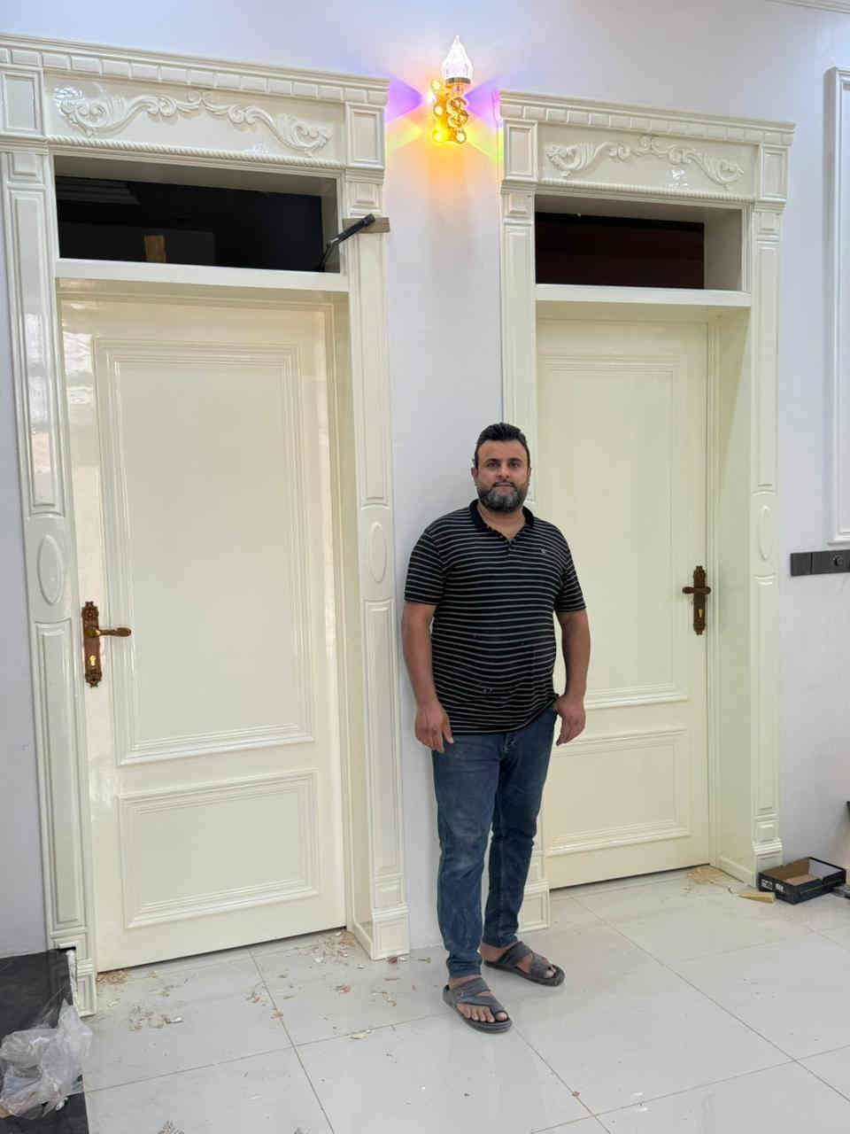 مرحبا اصدقائي الغالين ضيف جديد ابواب حسب الطلب يارب ينال عجابكم العنوان الديوانيه الحمزه الشرقي واتساب موجود ***********
