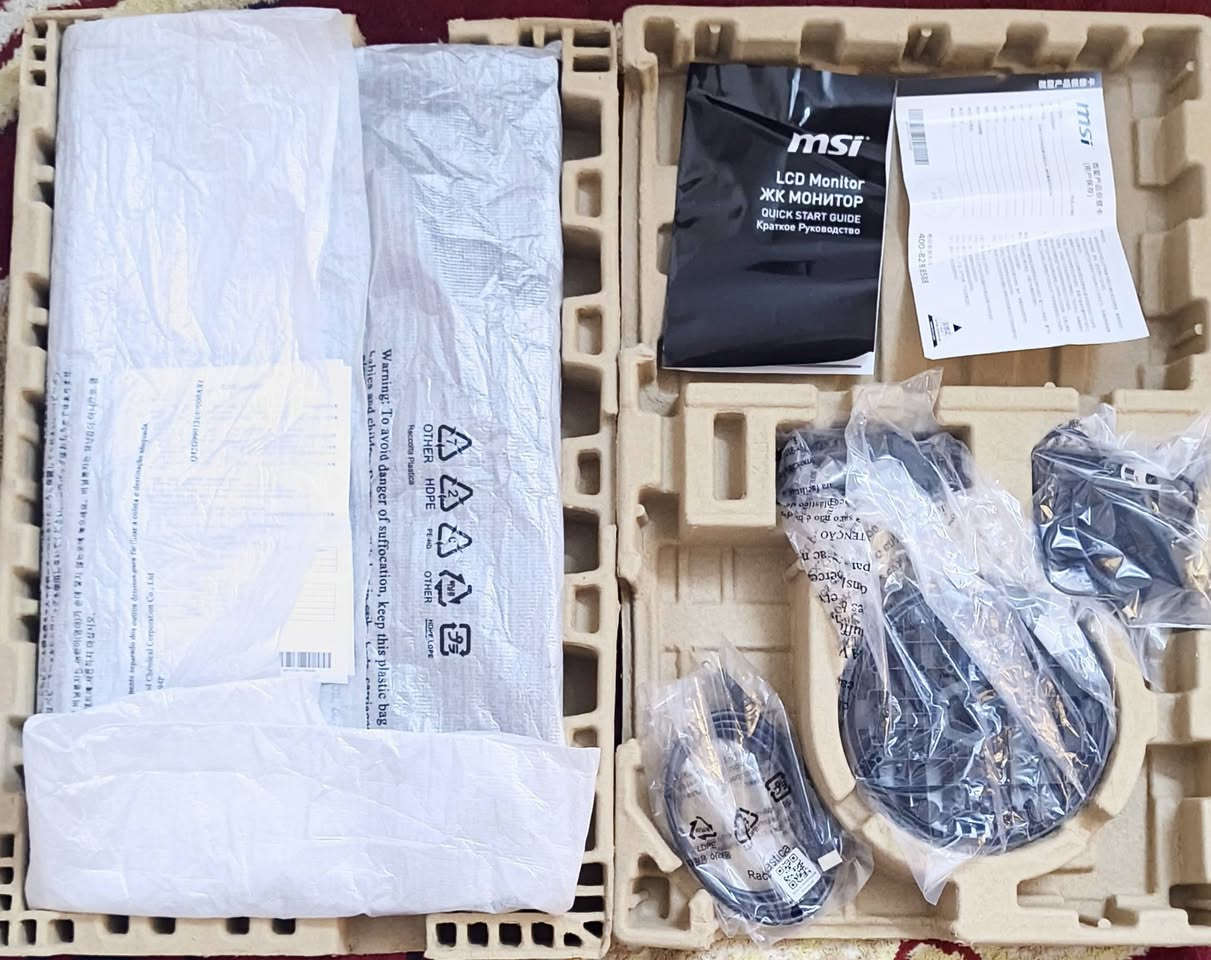 ‏ متوفر شاشه كيمنك اصليه من شركه msl العالميه جديدة السعر ١٨٠الف وبي مجال
‏شاشة MSI PRO MP252
‏ تدعم معدل تحديث يصل
‏إلى 100 هرتز
‏دقة (1080×1920) Full HD
‏ يوجد فيها منفذين HDMI و VGA 
‏تقنيات حماية العين تقليل الضوء الأزرق +Flicker-Free
‏عنواني بغداد مدينه الصدر غير متوفر توصيل
‏***********
