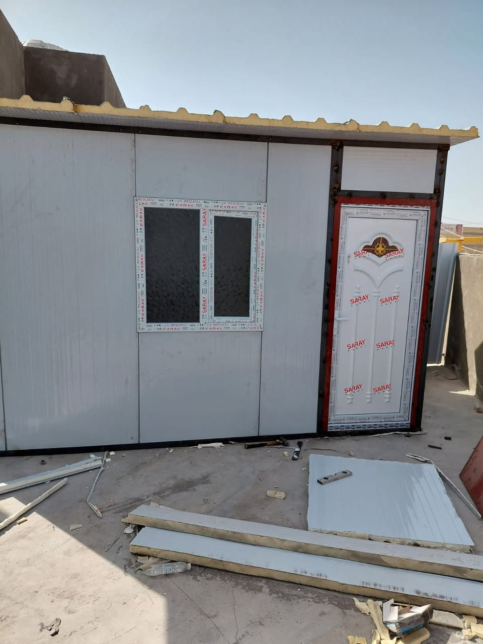 السلام عليكم تم اكتمال كرفان سندويج بنل قياس ٤ في ٣ مع باب وشباك
وايضا مطبخ حار   قياس  ٤ في ٢ ونص  

العنوان ناصرية مركز 

تفاصيل اكثر خاص 

او مراسله الصفحه  

رقم هاتف    ***********
