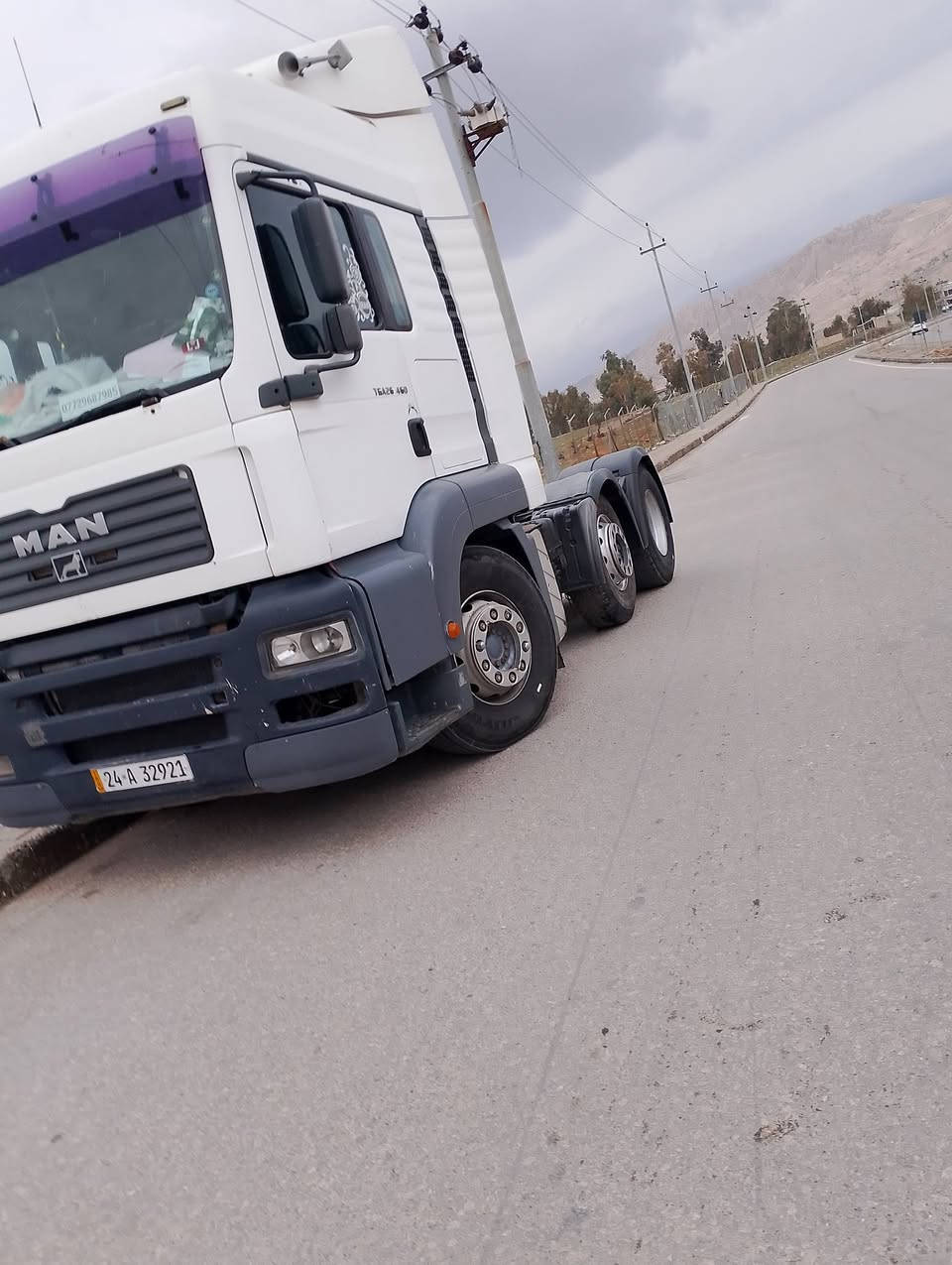 السلام عليكم مان 2003 رقم دهوك مكينه بم ونوزل 460تخم تاير سنويه جديده خيط بخار بدون نتقيص للاستفسار *********** مكانها سليمانيه دربندخان
