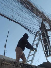 الكهربائي ابو عباس تسليك وايرات تنضيف مولدات تسليك ضفاير تصفيه بوردات ...