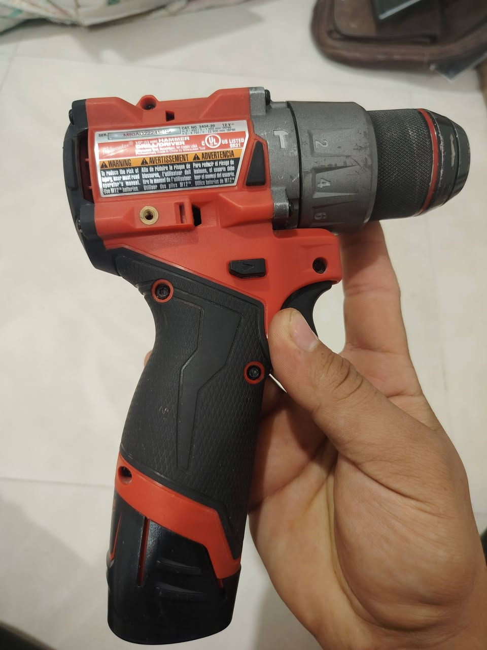 السلام عليكم دريل milwaukee m12 fpd2 مع بطارية 2A الدريل مستعمل مثل ما موضح السعر 120الف موجود توصيل


**إذا كنت صاحب هذا الإعلان وتريد حذفه لأي سبب، رجاءا أرسل رسالة إلى الدعم الفني**