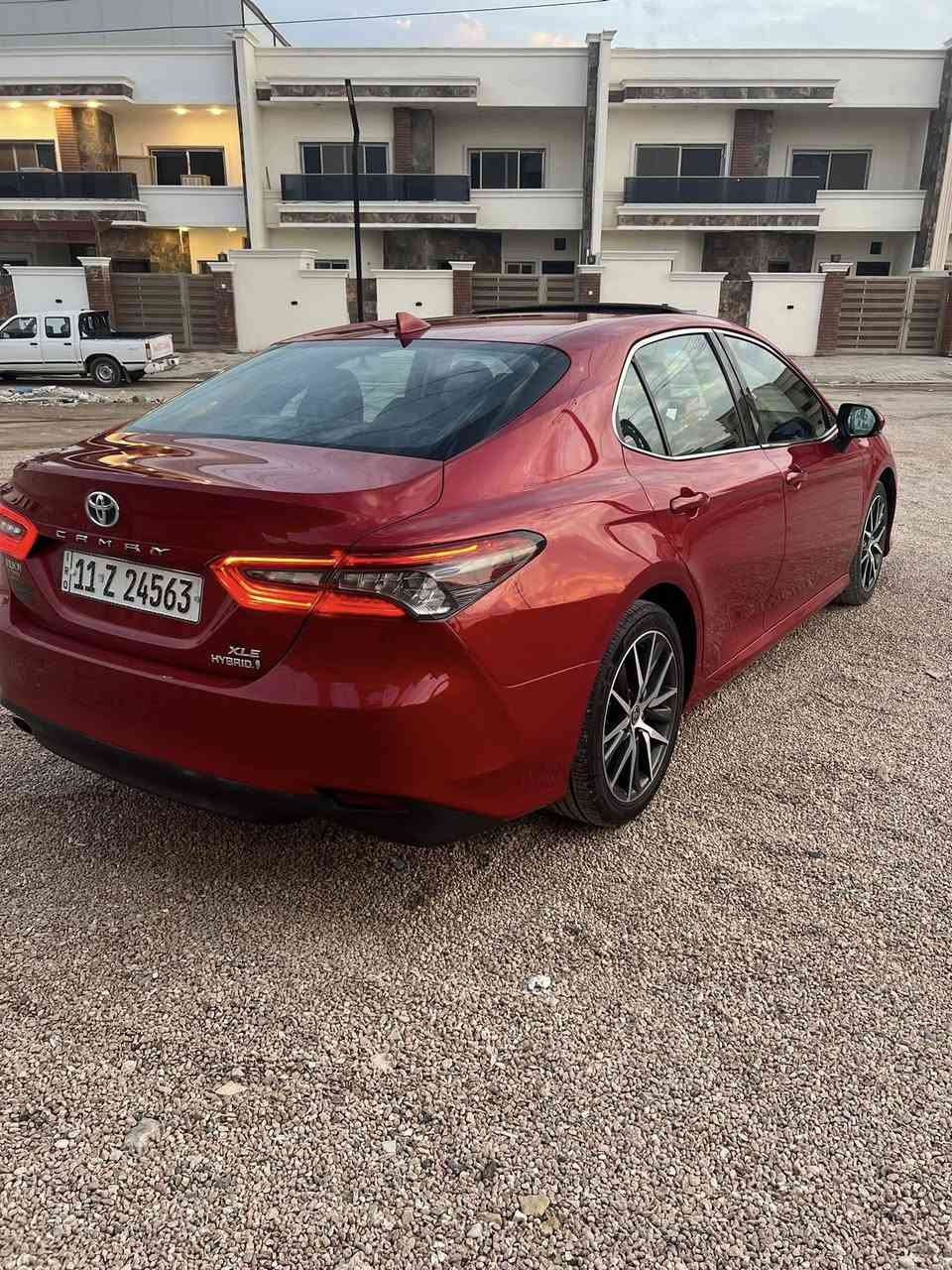 2023 TOYOTA CAMRY, XLE Hybrid
السيارة موجودة  في الانبار - الفلوجة
رقم شاصيها من ضمن الصور
موديل :- 2023
لون :- احمر
سعر السيارة : 205 $
Hybrid 2.5 -: سعة المحرك
عداد المسافات :- mi 41.000
عدد المقاعد :- 5 مقاعد
مواصفات السيارة : - XLE plus

شاشة نفكيشن
كامرات 360 درجة
مثبت سرعة
رادر امامي+ جانبي + خلفي 
لايت زنون
حاجب ال اي دي
فتحة سقف
اشارة جانبية
بصمة تشغيل
مقاعد تدفئة+ تبريد
فرش داخلي جلد ابيض
حساسات 360 درجة
هاند بريك بصمة
تحكم سرعة
تحكم مسجل
اوامر صوتية
تبريد خلفي
دخول ذكى
داتا شو 
سماعات jbl
للاستفسار / *********** متوفر واتساب

