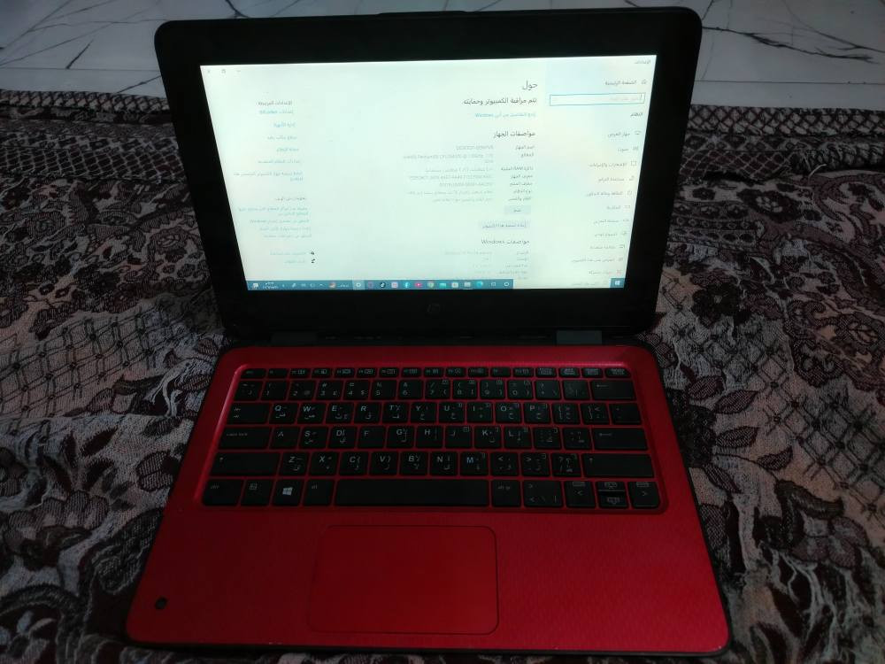 hp probook x 361لابتوب 
ذاكرة nvme. 2.128g
رام 4g
شاشه لمس قلم و10 نقاط لمس 
بطارية ليثيوم 3 ساعات شحن 
كامرة. بلوتوث. واي فاي 
شحن سريع منفذ شاحن عادي وtypc
السعر 125
*********** كربلاء, العراق
