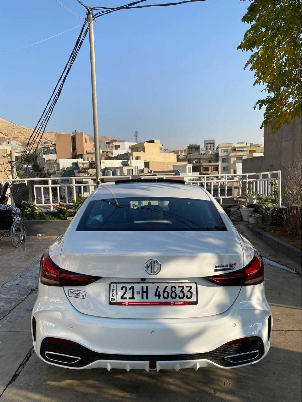 mg gt 2025 
١١ هەزار ڕۆشتوە 
فول فولە
شاشە ئەکتیڤ
بە ناوی خۆمەوەیە 
بۆیاخ ئەستورە 
بۆیاخی نیە هیچ 
قفڵی ١٢٠ گەڵایە  
*********** السليمانية, العراق
