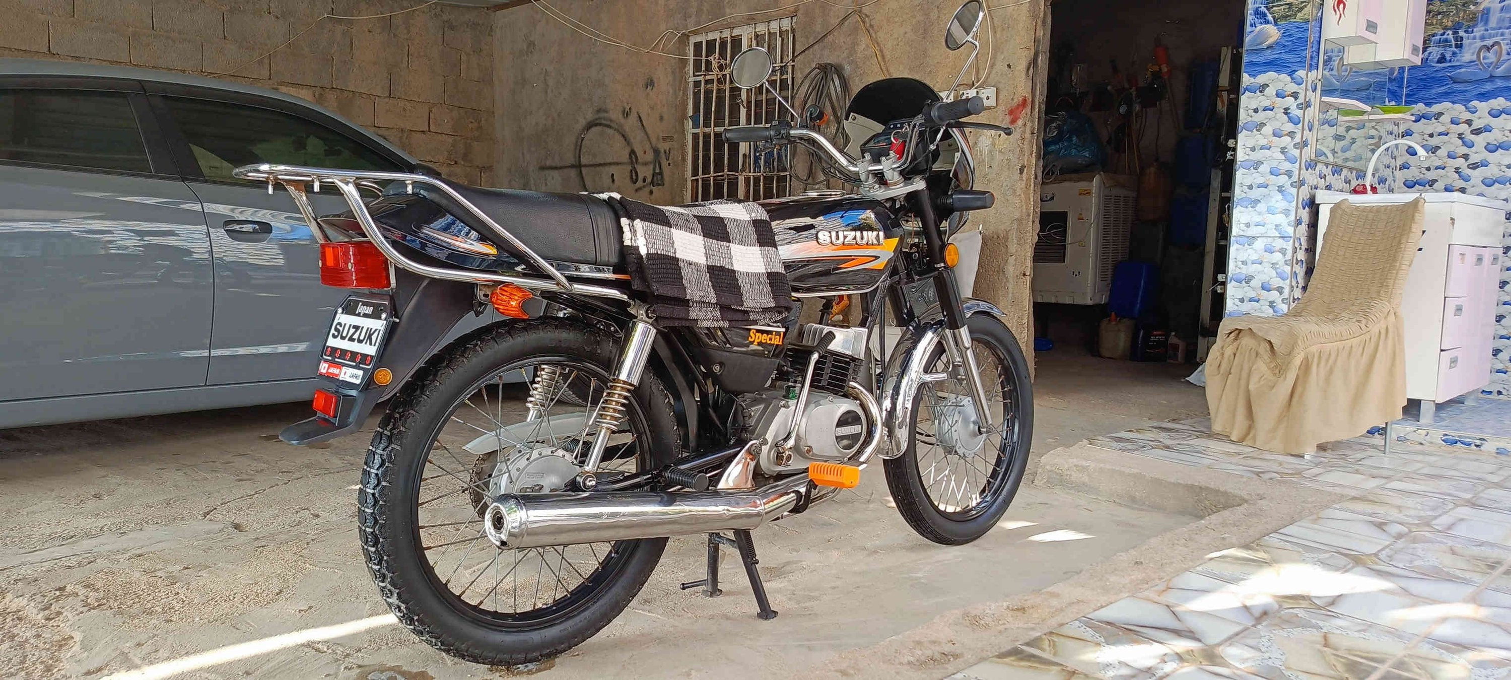 سلام  عليكم دراجه ركس١٣٥ ياباني اصلي مكاني الكرابله سعره مليون وبي مجال ***********
