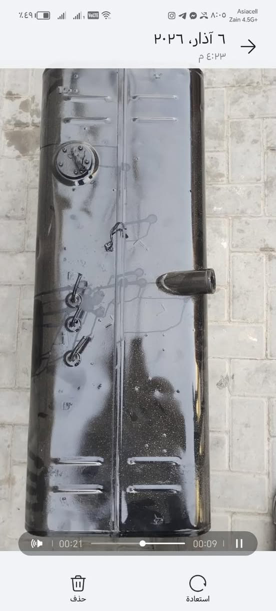 سلام عليكم تانكي 100 لتر للبيع كامل هوة و ورواسط والقبق والطوافى سعرة 115 قفل جديد  مكانى بغداد ***********
